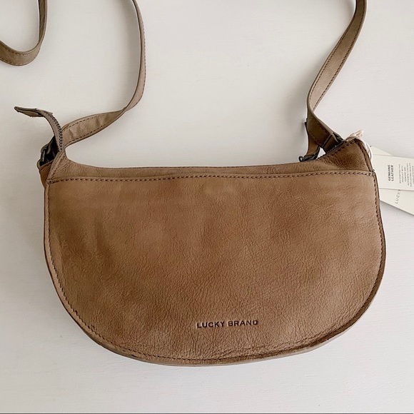 ✨New LUCKY BRAND Vala Leather Crossbody Bag Cinder - Picture 5 of 13